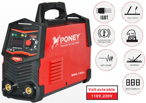 vara quente do soldador 110/220v do ARCO do inversor do Muttahida Majlis-E-Amal de Soldar IGBT do arco do começo 120/140amp anti