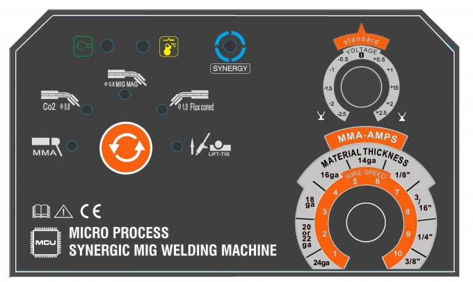 máquina de soldadura sinérgica do MIG